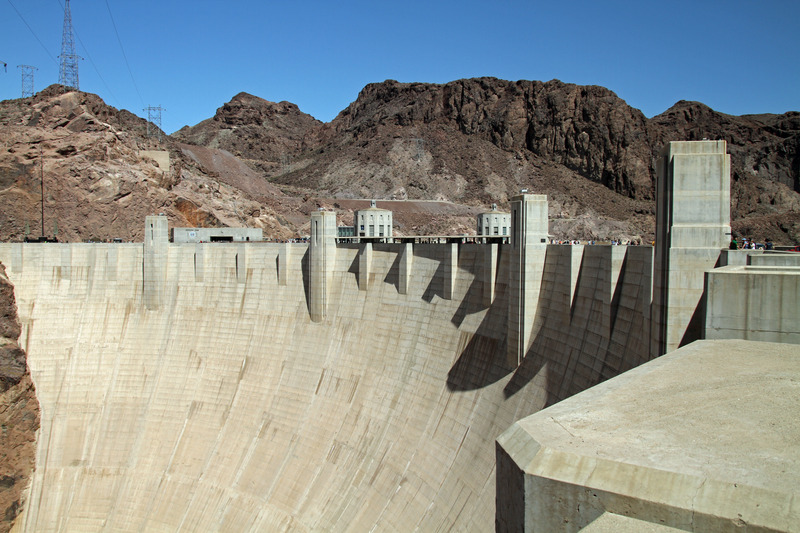 Hoover dam wall