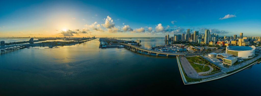 Miami from the waterfront