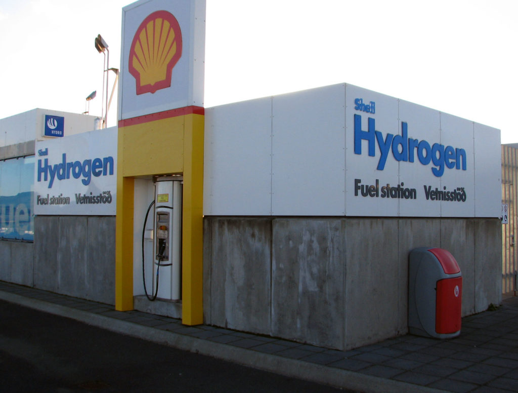 Hydrogen fuelling station, operated by Shell Fuels