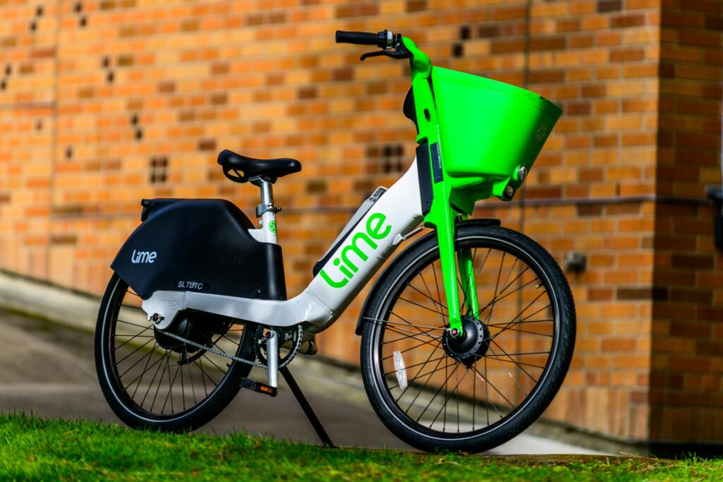 Lime brand share e-bike