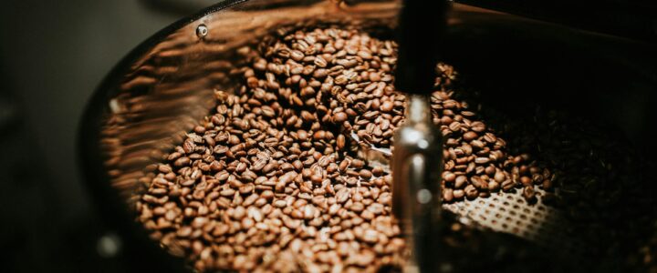 coffee beans being roasted